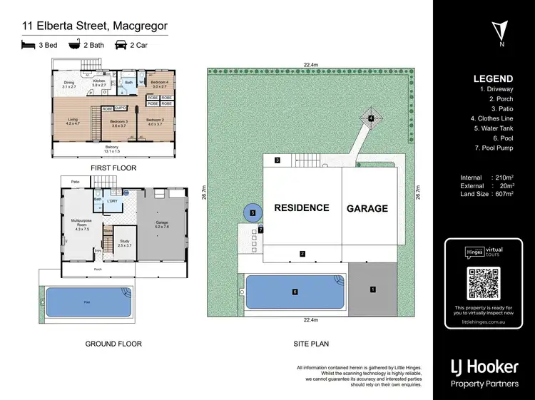 Floorplan of Homely house listing, 11 Elberta Street, Macgregor QLD 4109