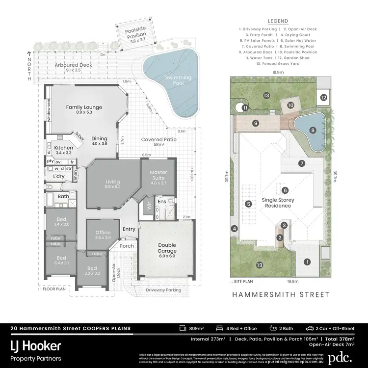 Floorplan of Homely house listing, 20 Hammersmith Street, Coopers Plains QLD 4108