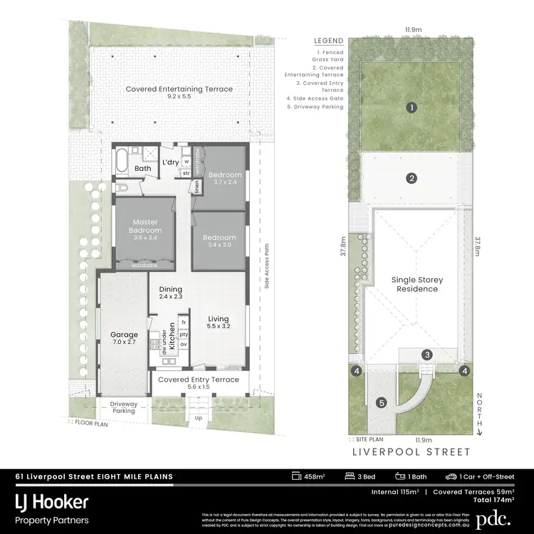 Floorplan of Homely house listing, 61 Liverpool Street, Eight Mile Plains QLD 4113