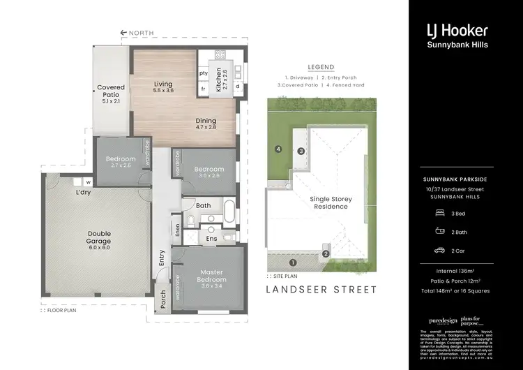 Floorplan of Homely townhouse listing, 10/37 Landseer Street, Sunnybank Hills QLD 4109