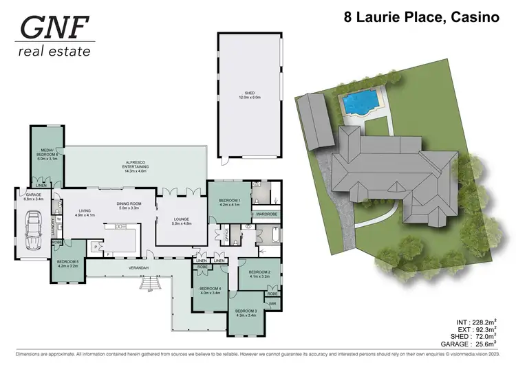 Floorplan of Homely house listing, 8 Laurie Place, Casino NSW 2470