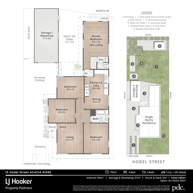 Floorplan of Homely house listing, 15 Hodel Street, Acacia Ridge QLD 4110