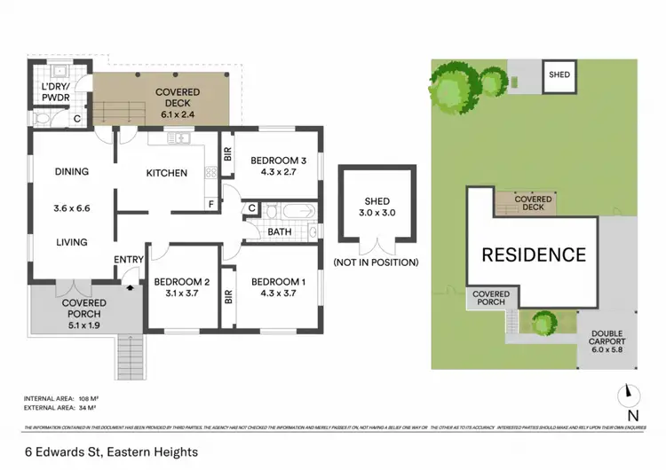 Floorplan of Homely house listing, 6 Edwards Street, Eastern Heights QLD 4305
