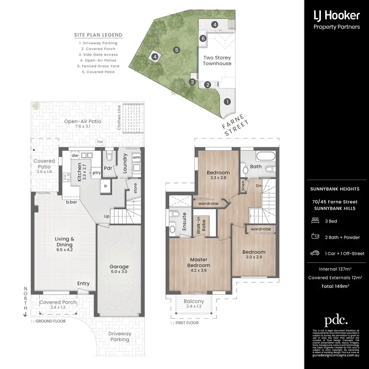 Floorplan of Homely townhouse listing, 70/45 Farne Street, Sunnybank Hills QLD 4109