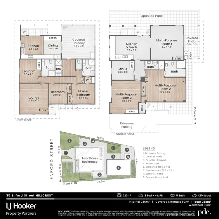 Floorplan of Homely house listing, 35 Enford Street, Hillcrest QLD 4118