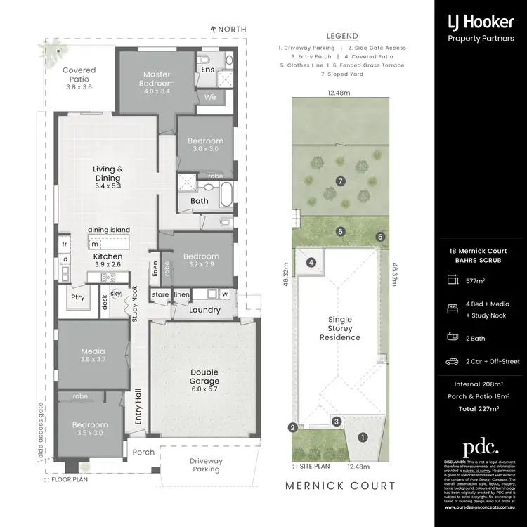Floorplan of Homely house listing, 18 Mernick Court, Bahrs Scrub QLD 4207
