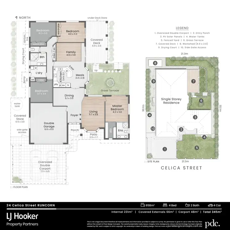 Floorplan of Homely house listing, 24 Celica Street, Runcorn QLD 4113