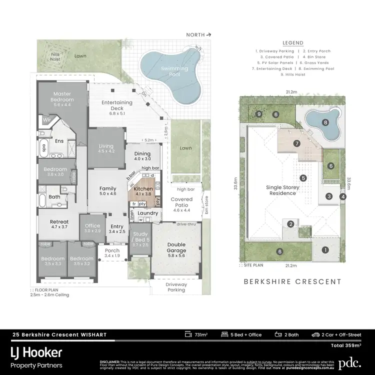 Floorplan of Homely house listing, 25 Berkshire Crescent, Wishart QLD 4122