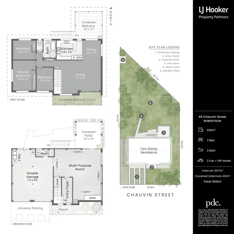 Floorplan of Homely house listing, 49 Chauvin Street, Robertson QLD 4109