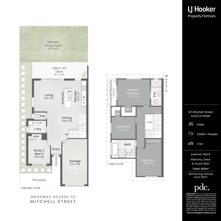Floorplan of Homely townhouse listing, 3/1 Mitchell Street, Acacia Ridge QLD 4110