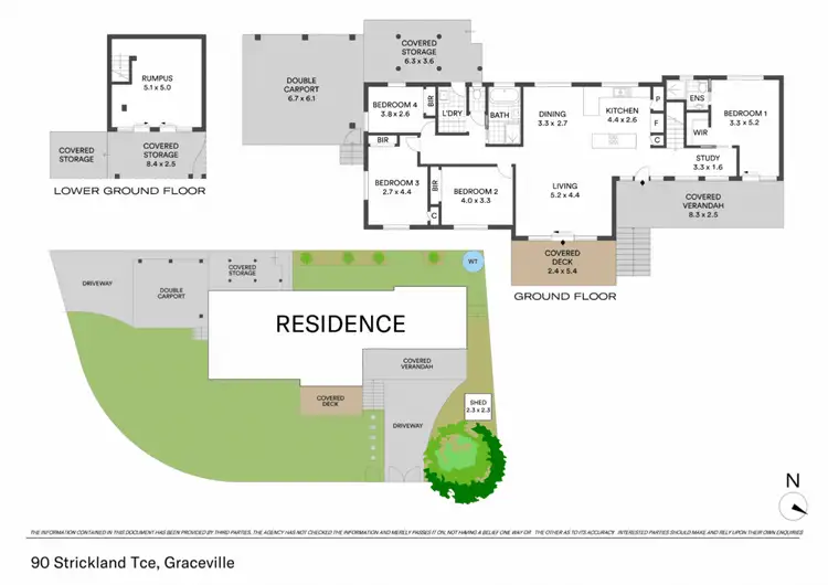 Floorplan of Homely house listing, 90 Strickland Terrace, Graceville QLD 4075