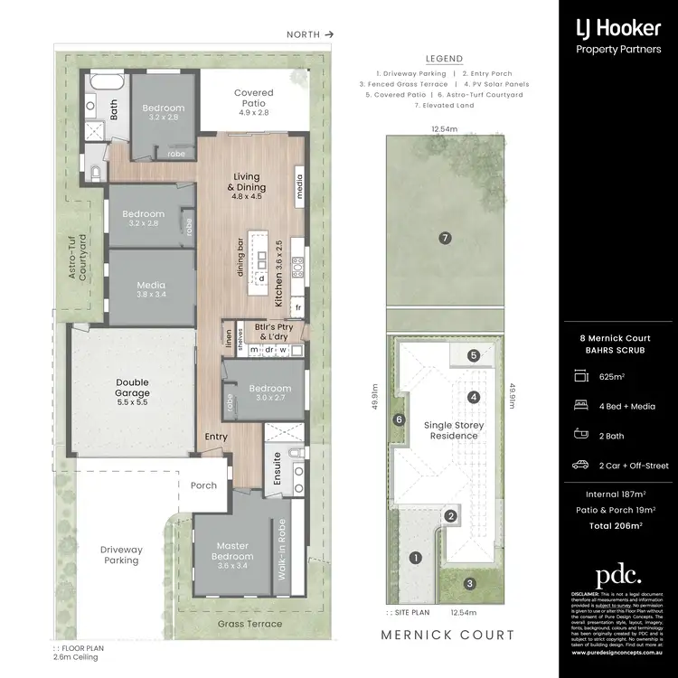 Floorplan of Homely house listing, 8 Mernick Court, Bahrs Scrub QLD 4207