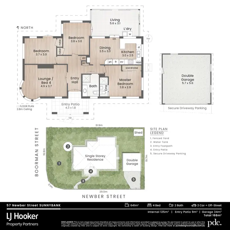 Floorplan of Homely house listing, 57 Newber Street, Sunnybank QLD 4109