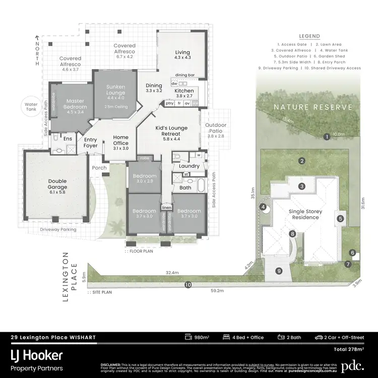 Floorplan of Homely house listing, 29 Lexington Place, Wishart QLD 4122
