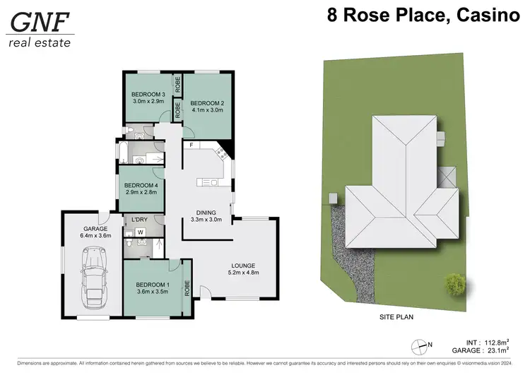 Floorplan of Homely house listing, 8 Rose Place, Casino NSW 2470