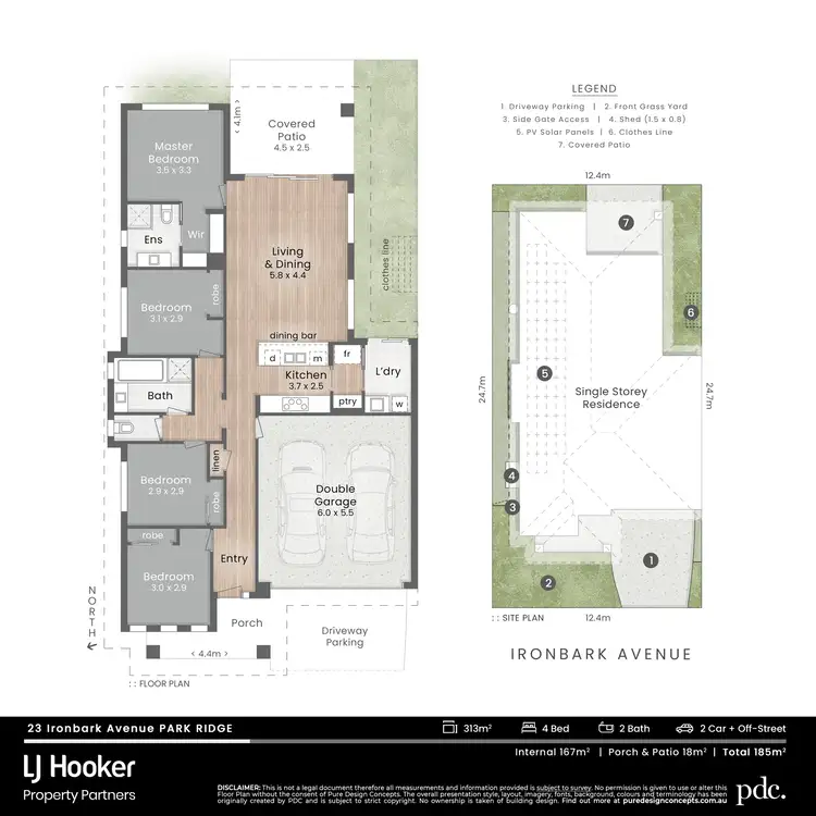 Floorplan of Homely house listing, 23 Ironbark Avenue, Park Ridge QLD 4125