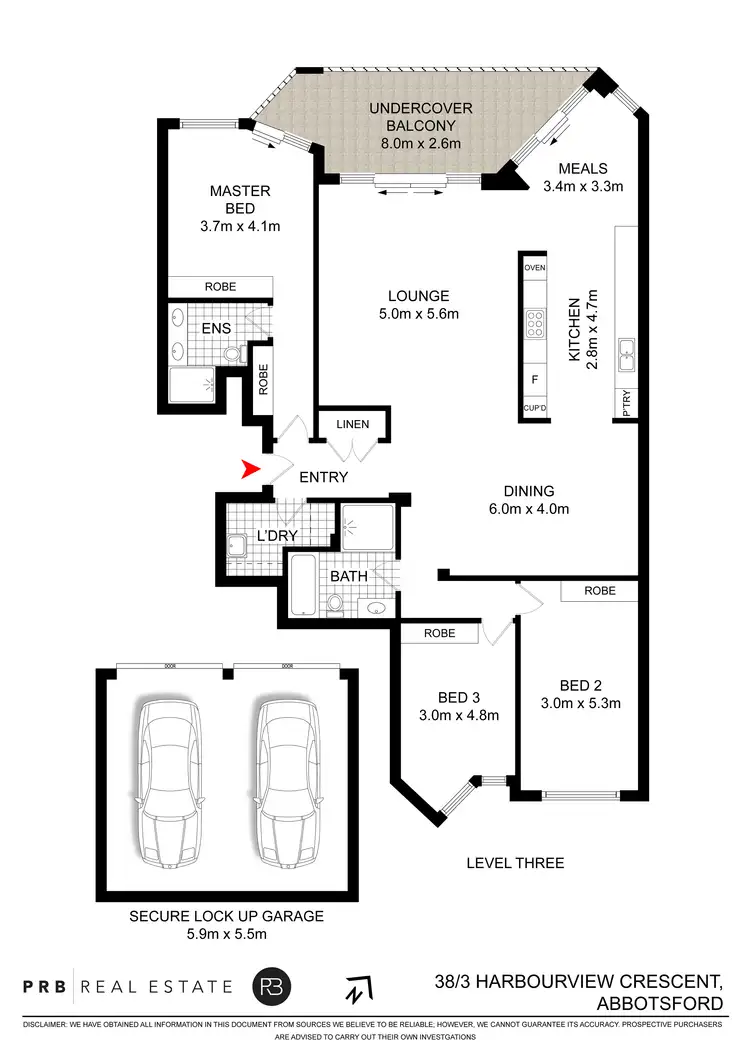 Floorplan of Homely unit listing, 38/3 Harbourview Crescent, Abbotsford NSW 2046