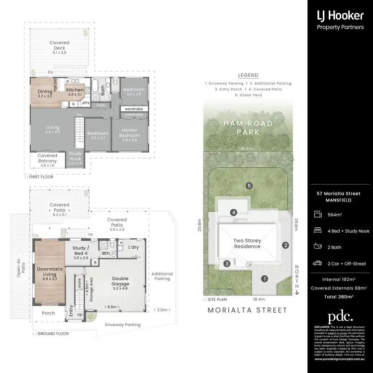Floorplan of Homely house listing, 57 Morialta Street, Mansfield QLD 4122