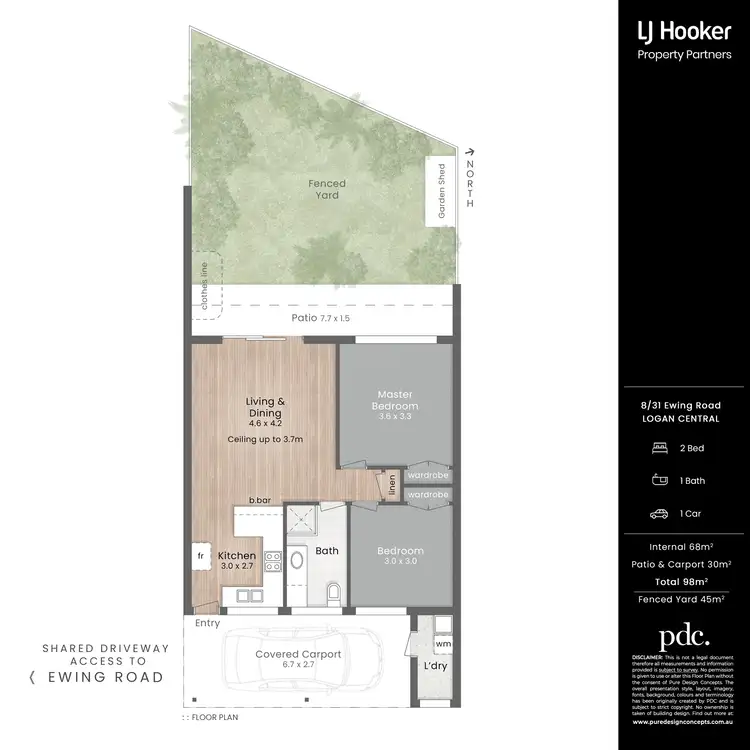 Floorplan of Homely villa listing, 8/31 Ewing Road, Logan Central QLD 4114