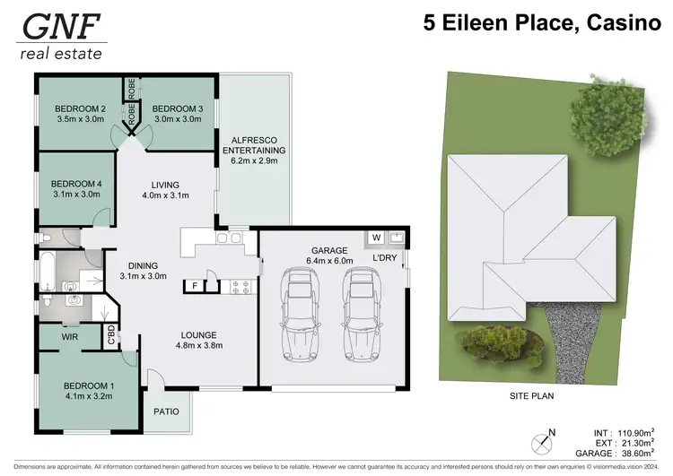 Floorplan of Homely house listing, 5 Eileen Place, Casino NSW 2470