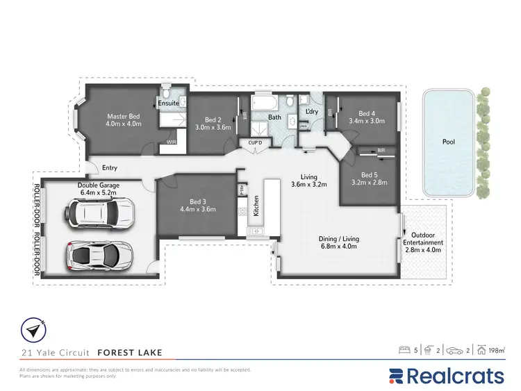 Floorplan of Homely house listing, 21 Yale Circuit, Forest Lake QLD 4078