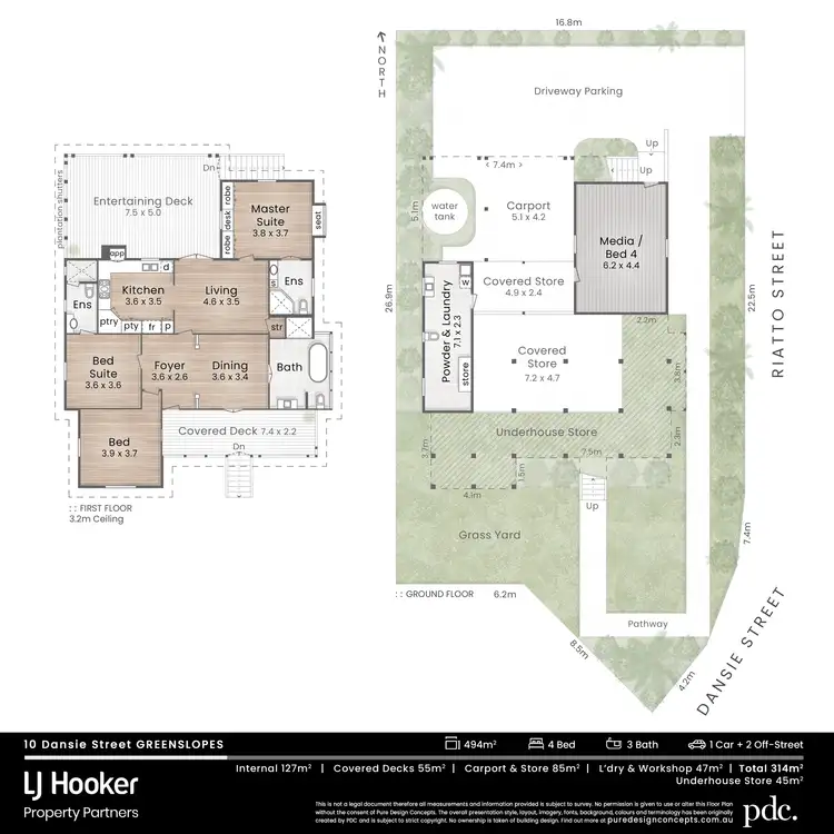 Floorplan of Homely house listing, 10 Dansie Street, Greenslopes QLD 4120