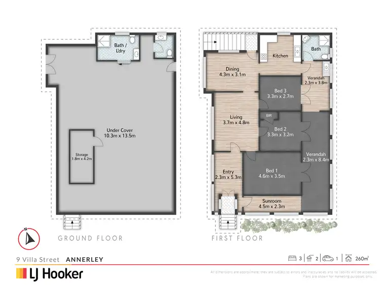 Floorplan of Homely house listing, 9 Villa Street, Annerley QLD 4103