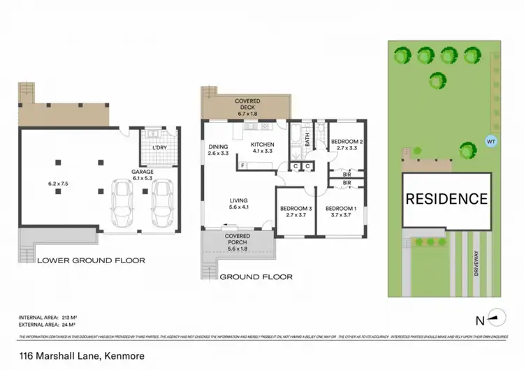 Floorplan of Homely house listing, 116 Marshall Lane, Kenmore QLD 4069