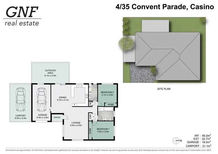 Floorplan of Homely house listing, 4/35 Convent Parade, Casino NSW 2470