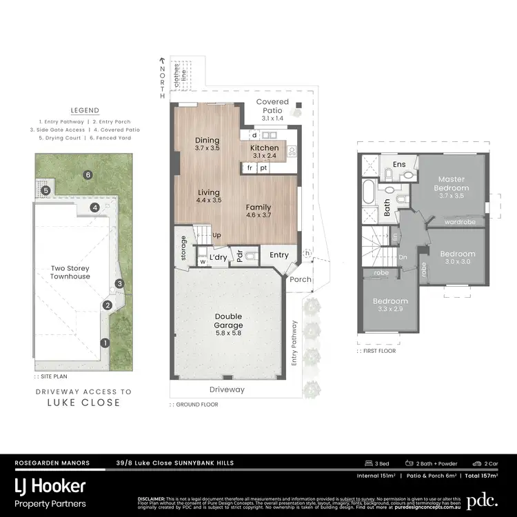 Floorplan of Homely townhouse listing, 39/8 Luke Close, Sunnybank Hills QLD 4109