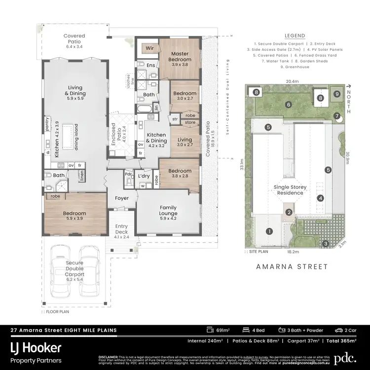 Floorplan of Homely house listing, 27 Amarna Street, Eight Mile Plains QLD 4113