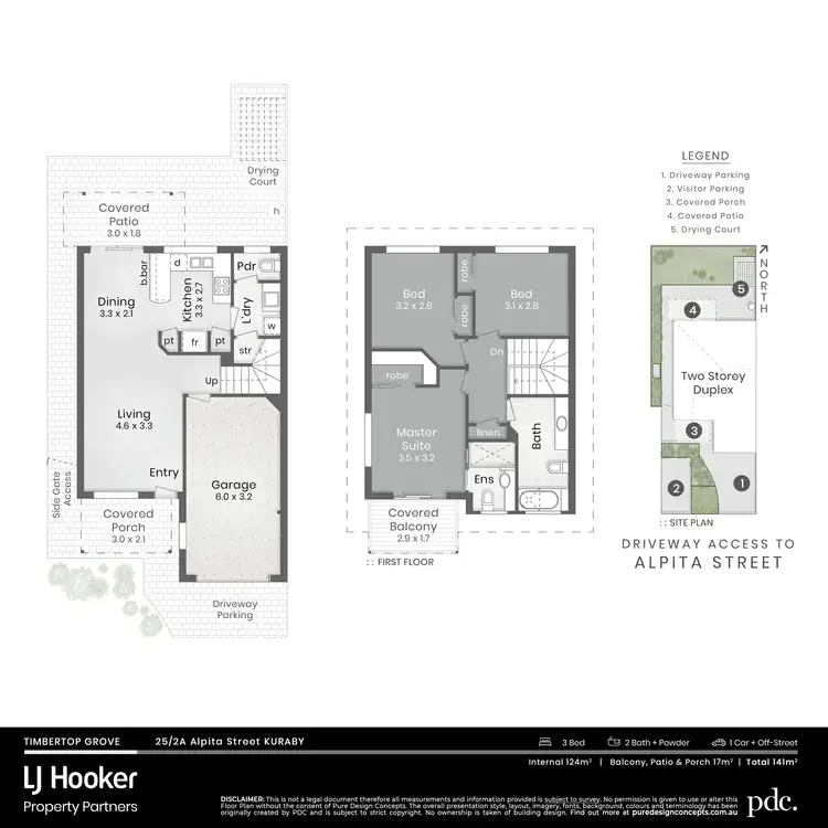 Floorplan of Homely townhouse listing, 25/2A Alpita Street, Kuraby QLD 4112