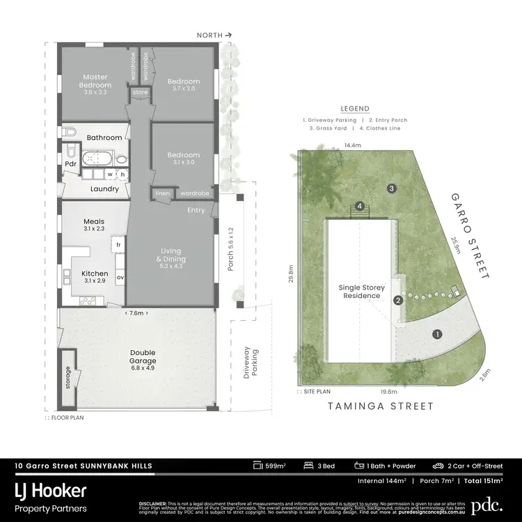 Floorplan of Homely house listing, 10 Garro Street, Sunnybank Hills QLD 4109