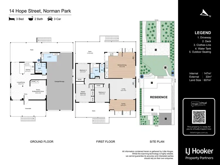 Floorplan of Homely house listing, 14 Hope Street, Norman Park QLD 4170