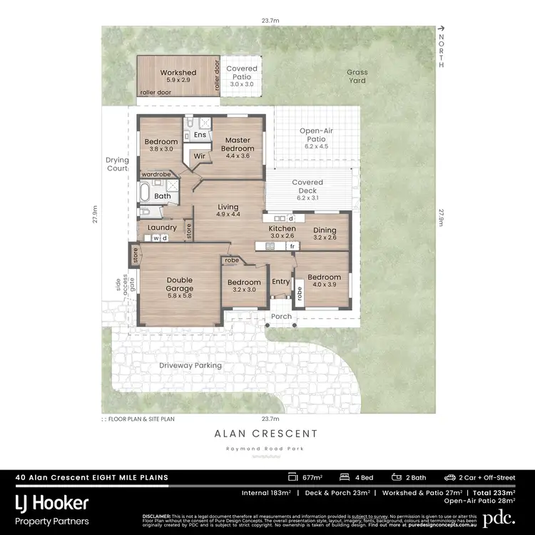Floorplan of Homely house listing, 40 Alan Crescent, Eight Mile Plains QLD 4113