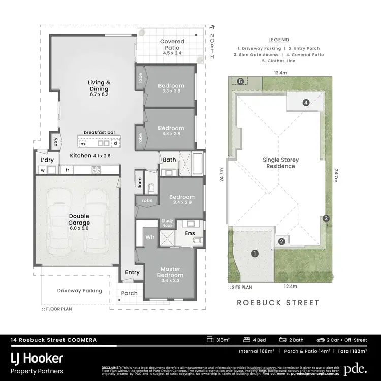 Floorplan of Homely house listing, 14 Roebuck Street, Coomera QLD 4209