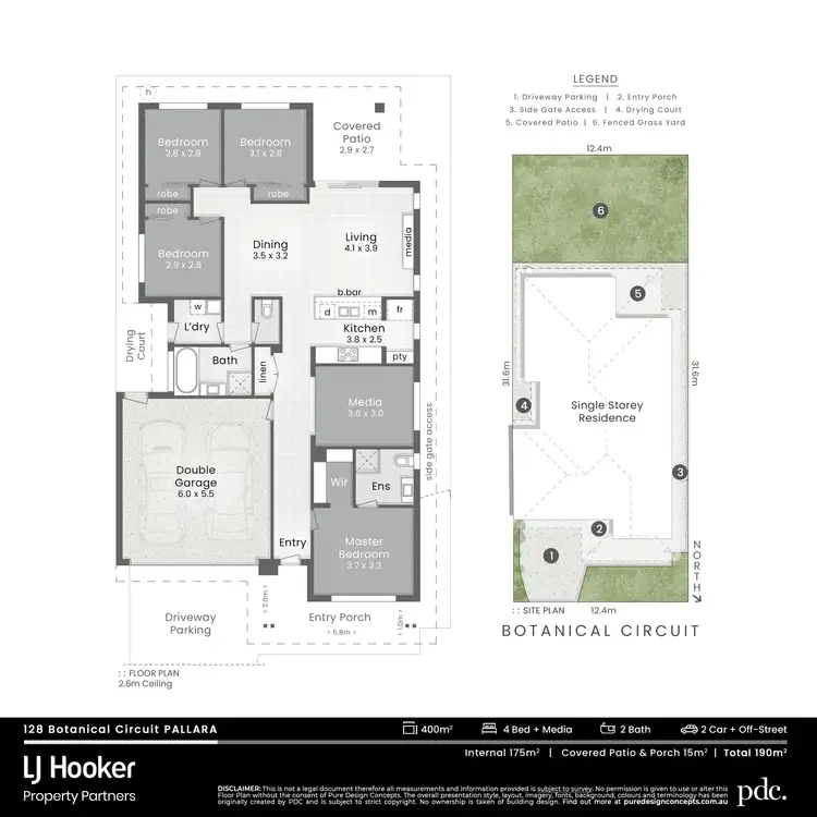 Floorplan of Homely house listing, 128 Botanical Circuit, Pallara QLD 4110