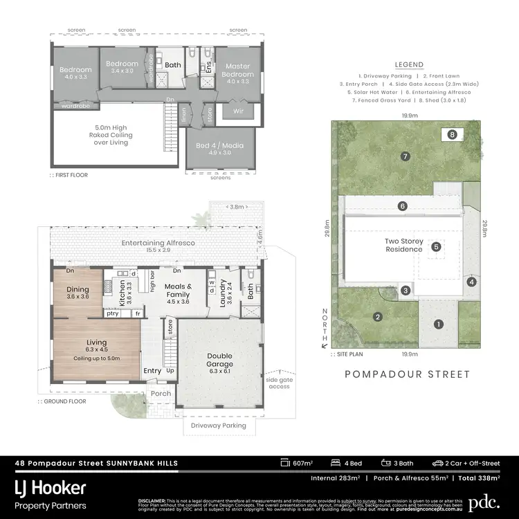 Floorplan of Homely house listing, 48 Pompadour Street, Sunnybank Hills QLD 4109