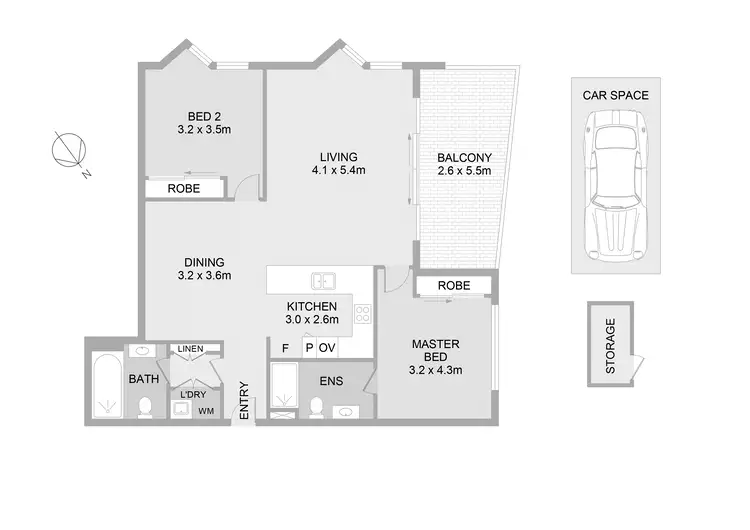 Floorplan of Homely apartment listing, Address available on request