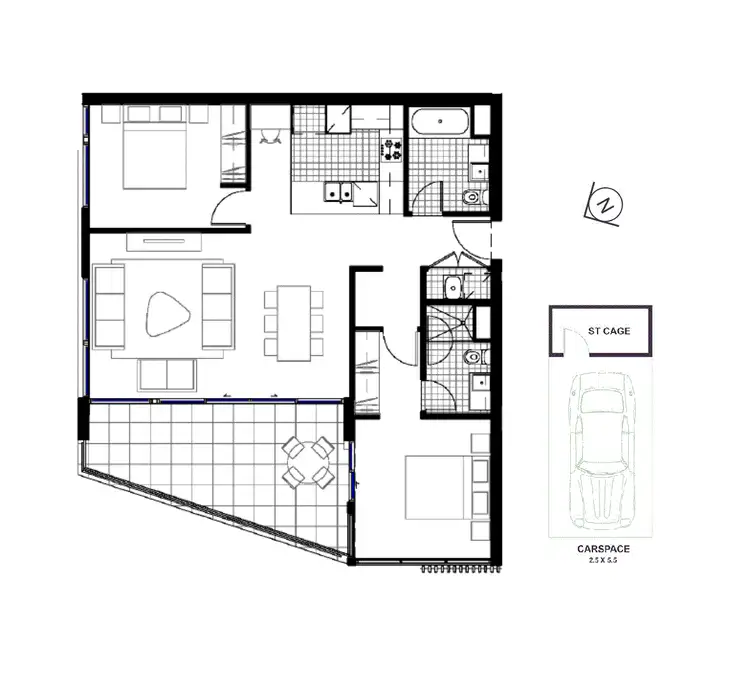 Floorplan of Homely unit listing, Address available on request