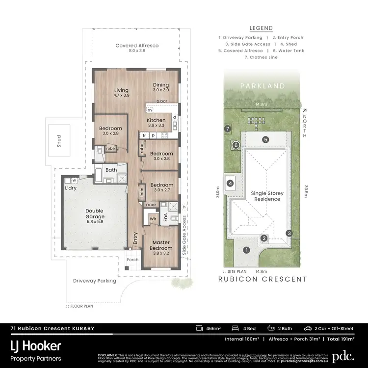 Floorplan of Homely house listing, 71 Rubicon Crescent, Kuraby QLD 4112