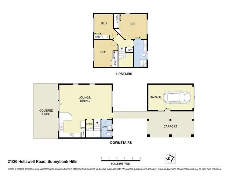 Floorplan of Homely townhouse listing, 21/20 Hellawell Road, Sunnybank Hills QLD 4109