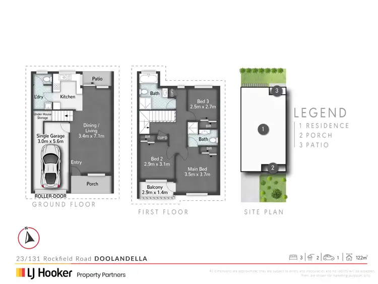 Floorplan of Homely unit listing, 23/131 Rockfield Road, Doolandella QLD 4077