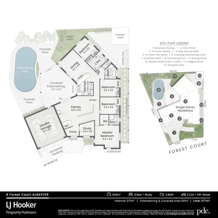 Floorplan of Homely house listing, 6 Forest Court, Algester QLD 4115