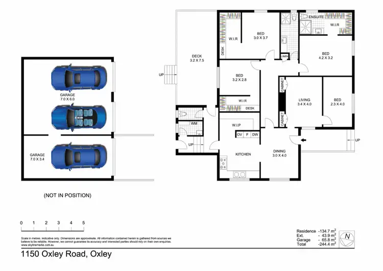 Floorplan of Homely house listing, 1150 Oxley Road, Oxley QLD 4075