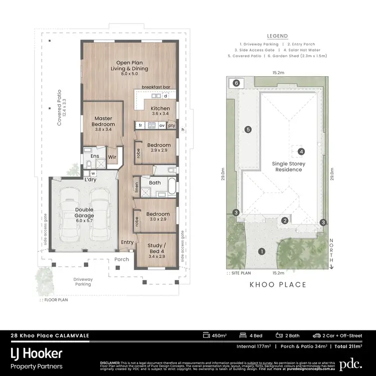 Floorplan of Homely house listing, 28 Khoo Place, Calamvale QLD 4116