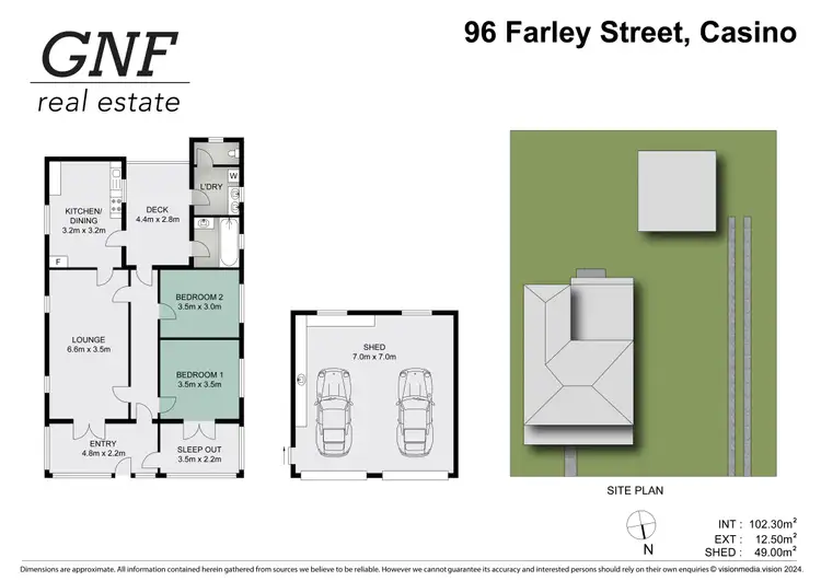 Floorplan of Homely house listing, 96 Farley Street, Casino NSW 2470