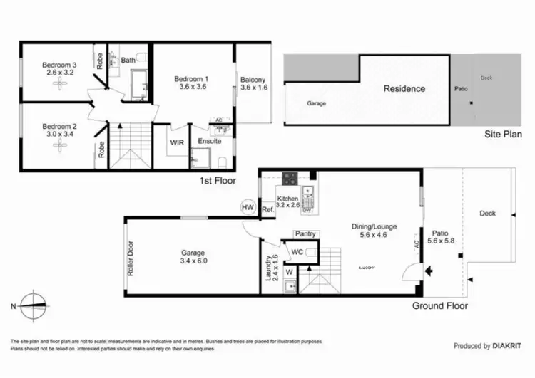 Floorplan of Homely townhouse listing, 3/22 Querrin Street, Yeronga QLD 4104