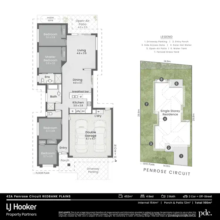 Floorplan of Homely house listing, 42A Penrose Circuit, Redbank Plains QLD 4301