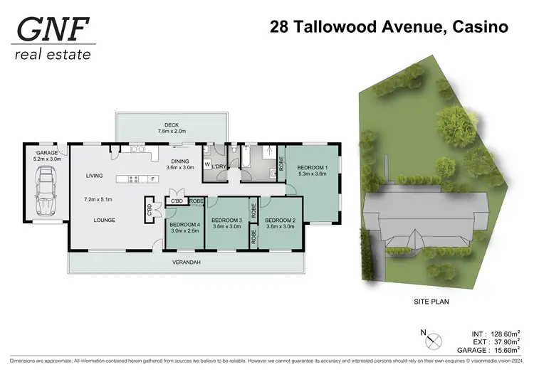 Floorplan of Homely house listing, 28 Tallowood Avenue, Casino NSW 2470